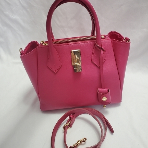 Samantha Thavasa Handbags - Samantha Thavasa Pink Galleria Handbag With Lock and Keys